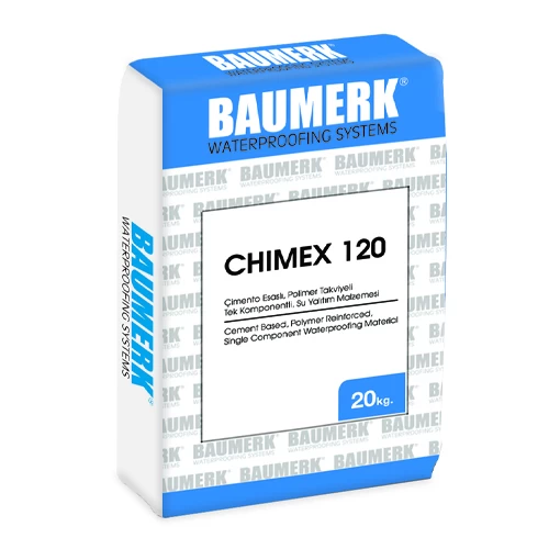 Cement Based, Polymer Reinforced, Single Component Waterproofing Material - CHIMEX 120